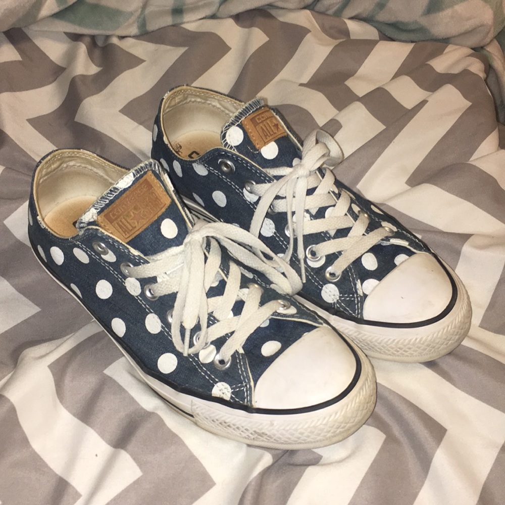 polka dot converses
